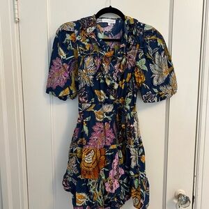 House of Harlow 1960 Wrap Floral Mini dress
